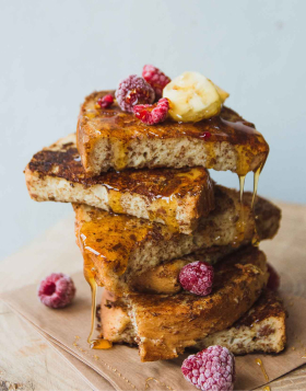 Rustic banana oatmeal and berry pancakes img 3 2